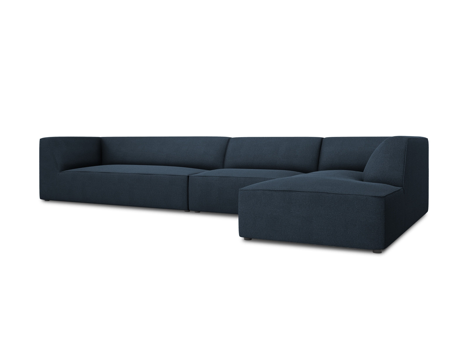 Ruby Modulares Ecksofa rechts 5 Sitzer in Navy Blue präsentiert im Onlineshop von KAQTU Design AG. Ecksofa rechts ist von Micadoni