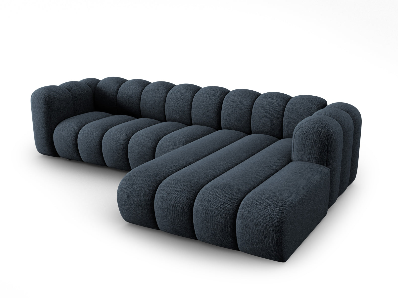 Lupine Modulares Ecksofa rechts 4 Sitzer in Royal Blue präsentiert im Onlineshop von KAQTU Design AG. Ecksofa rechts ist von Micadoni