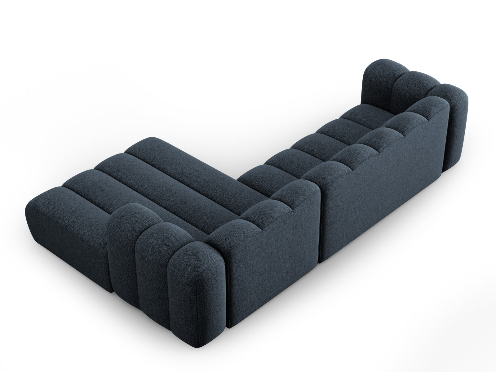 Lupine Modulares Ecksofa rechts 4 Sitzer in Royal Blue präsentiert im Onlineshop von KAQTU Design AG. Ecksofa rechts ist von Micadoni