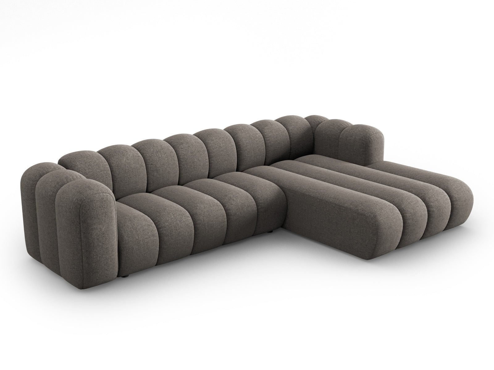 Lupine Modulares Ecksofa rechts 4 Sitzer in Grey präsentiert im Onlineshop von KAQTU Design AG. Ecksofa rechts ist von Micadoni