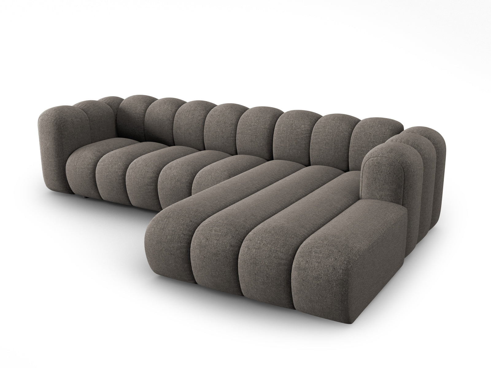 Lupine Modulares Ecksofa rechts 4 Sitzer in Grey präsentiert im Onlineshop von KAQTU Design AG. Ecksofa rechts ist von Micadoni
