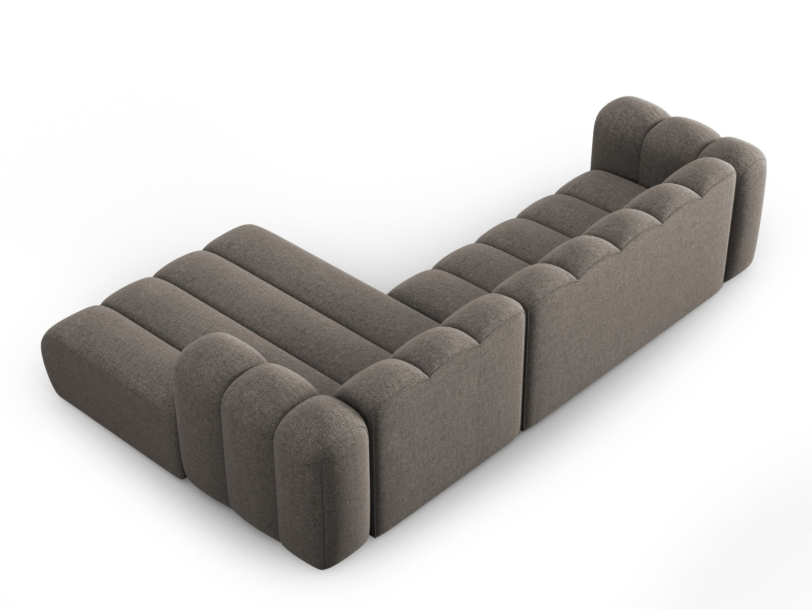 Lupine Modulares Ecksofa rechts 4 Sitzer in Grey präsentiert im Onlineshop von KAQTU Design AG. Ecksofa rechts ist von Micadoni