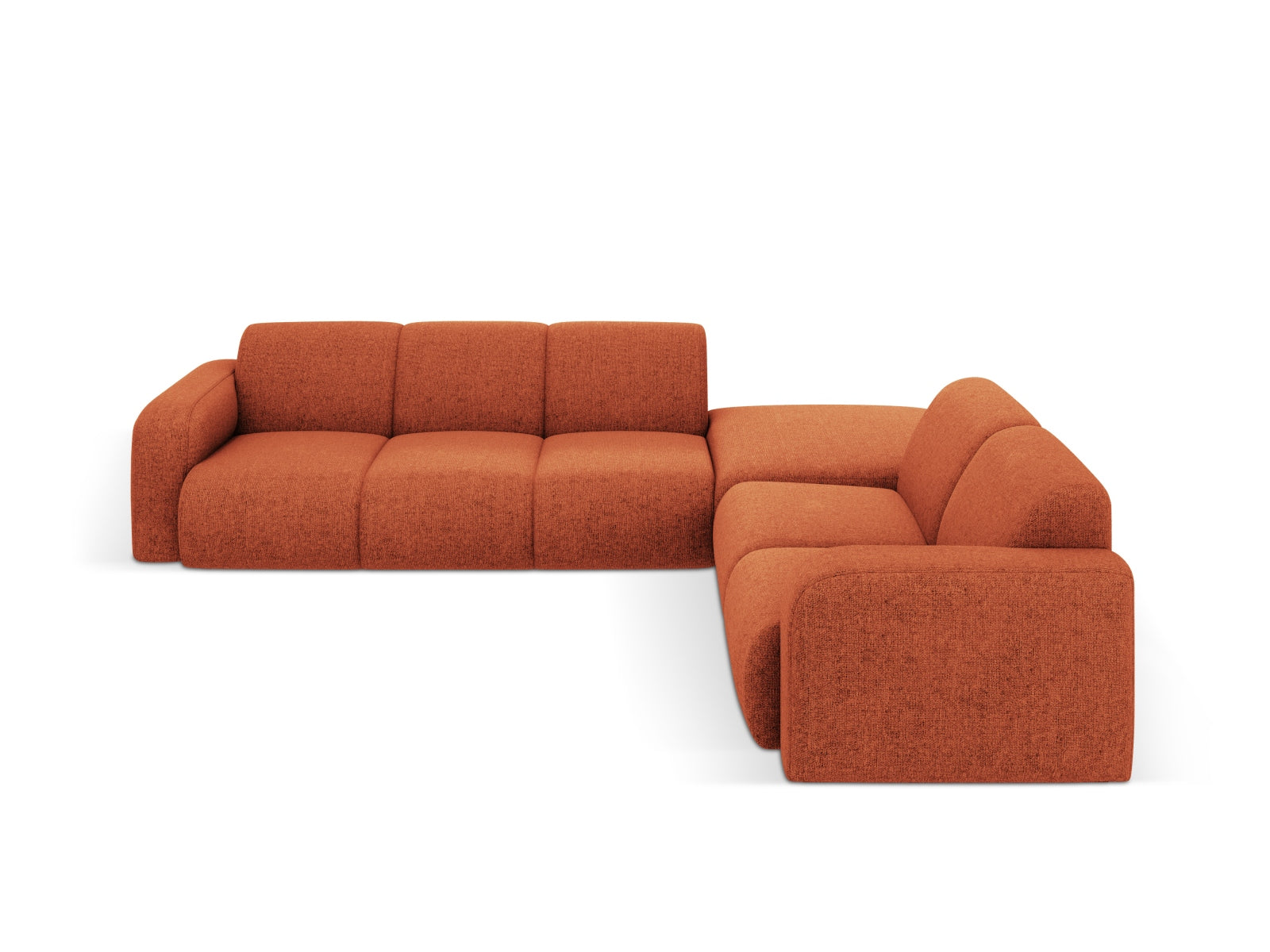 Molino Ecksofa rechts 6 Sitzer in Terracotta präsentiert im Onlineshop von KAQTU Design AG. Ecksofa rechts ist von Micadoni