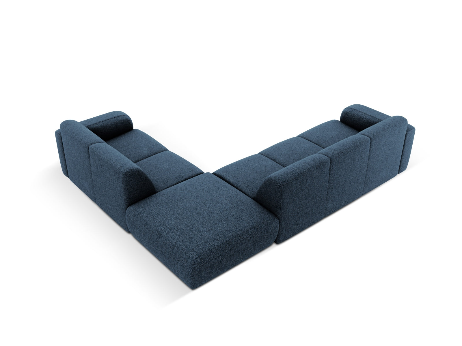 Molino Ecksofa rechts 6 Sitzer in Royal Blue präsentiert im Onlineshop von KAQTU Design AG. Ecksofa rechts ist von Micadoni