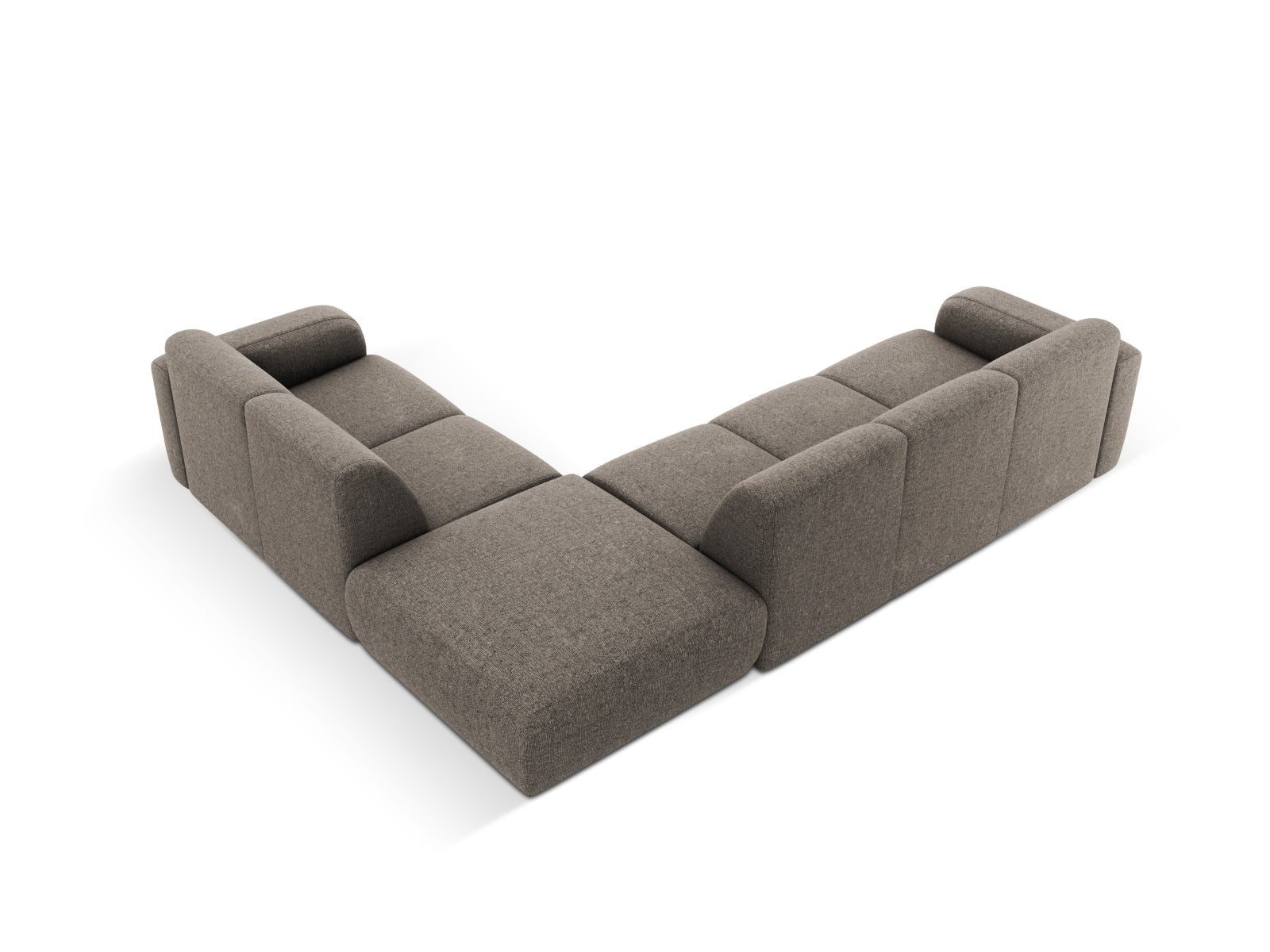 Molino Ecksofa rechts 6 Sitzer in Grey präsentiert im Onlineshop von KAQTU Design AG. Ecksofa rechts ist von Micadoni