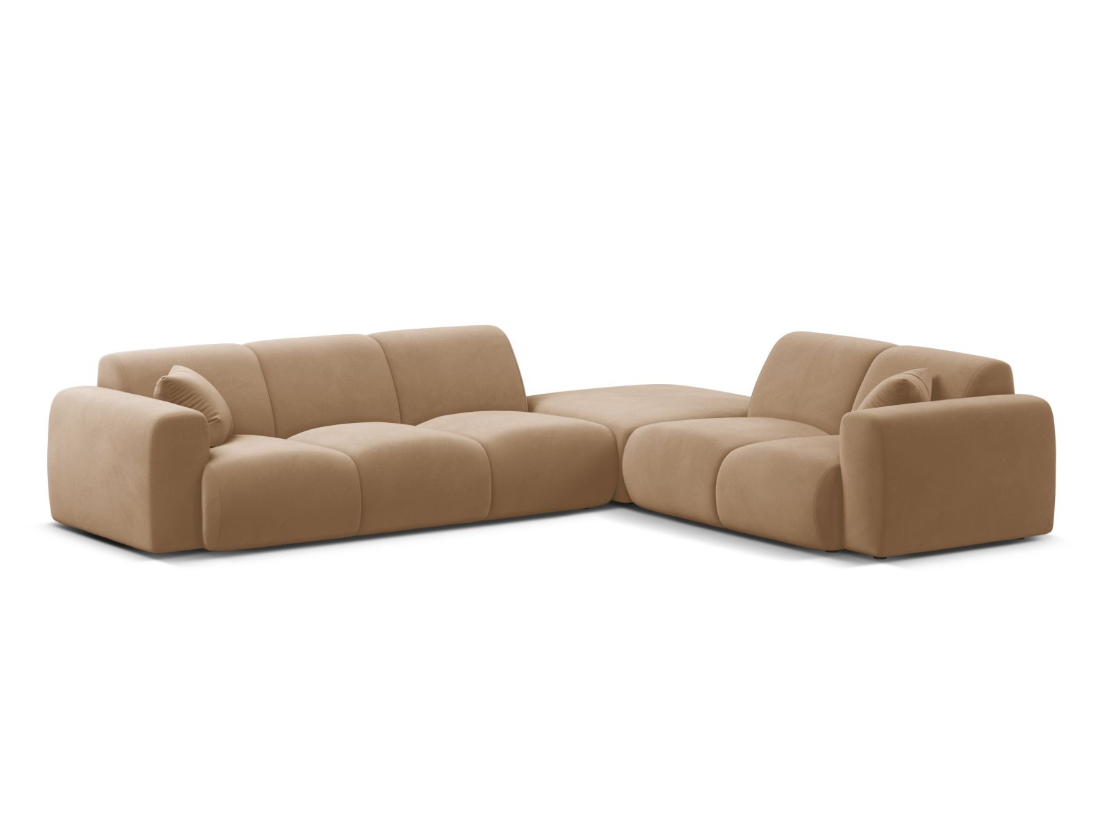 6-Sitzer Ecksofa rechts Molino in Sand-Casino präsentiert im Onlineshop von KAQTU Design AG. Ecksofa rechts ist von Micadoni