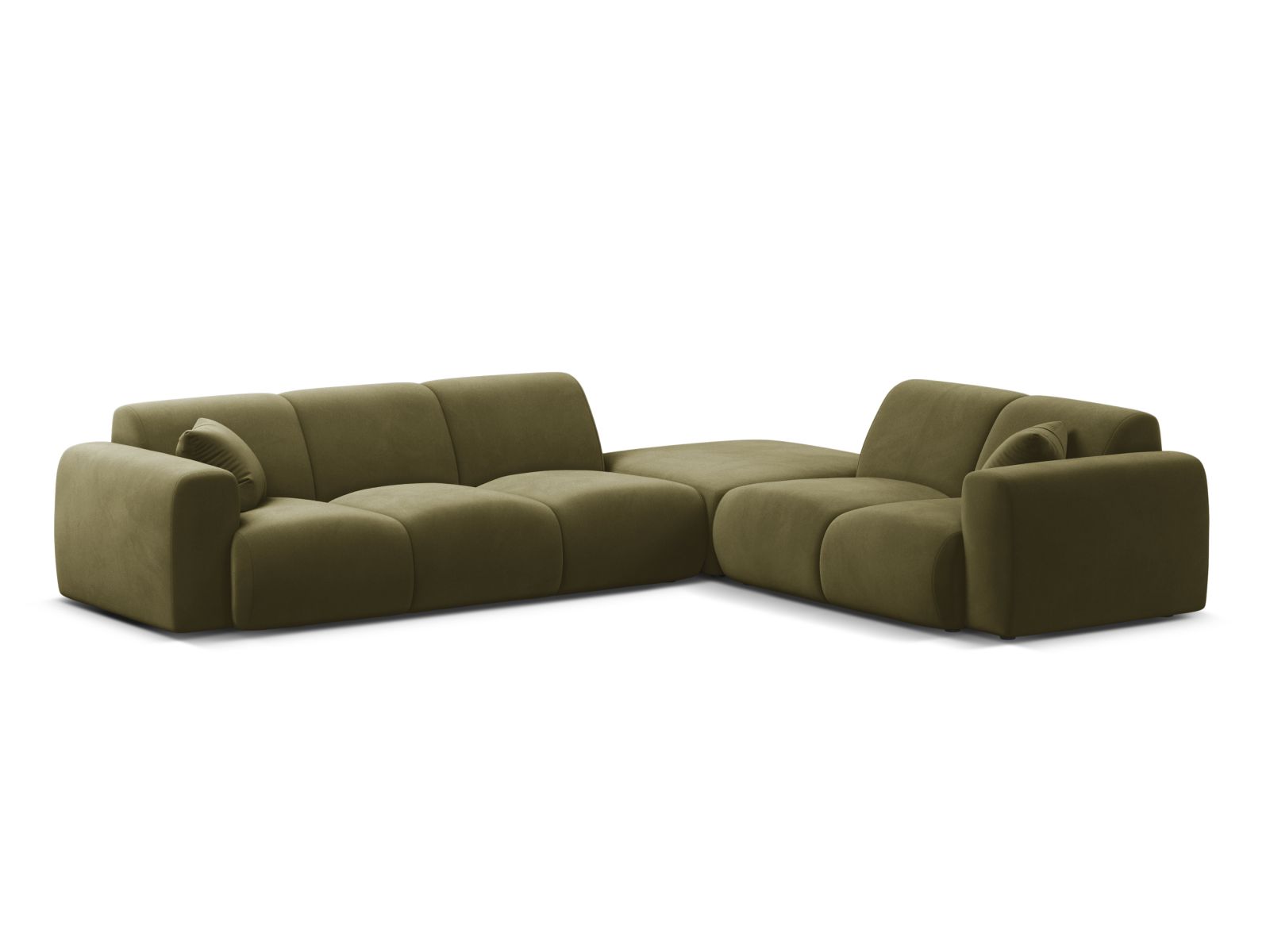 6-Sitzer Ecksofa rechts Molino in Light Green-Casino präsentiert im Onlineshop von KAQTU Design AG. Ecksofa rechts ist von Micadoni