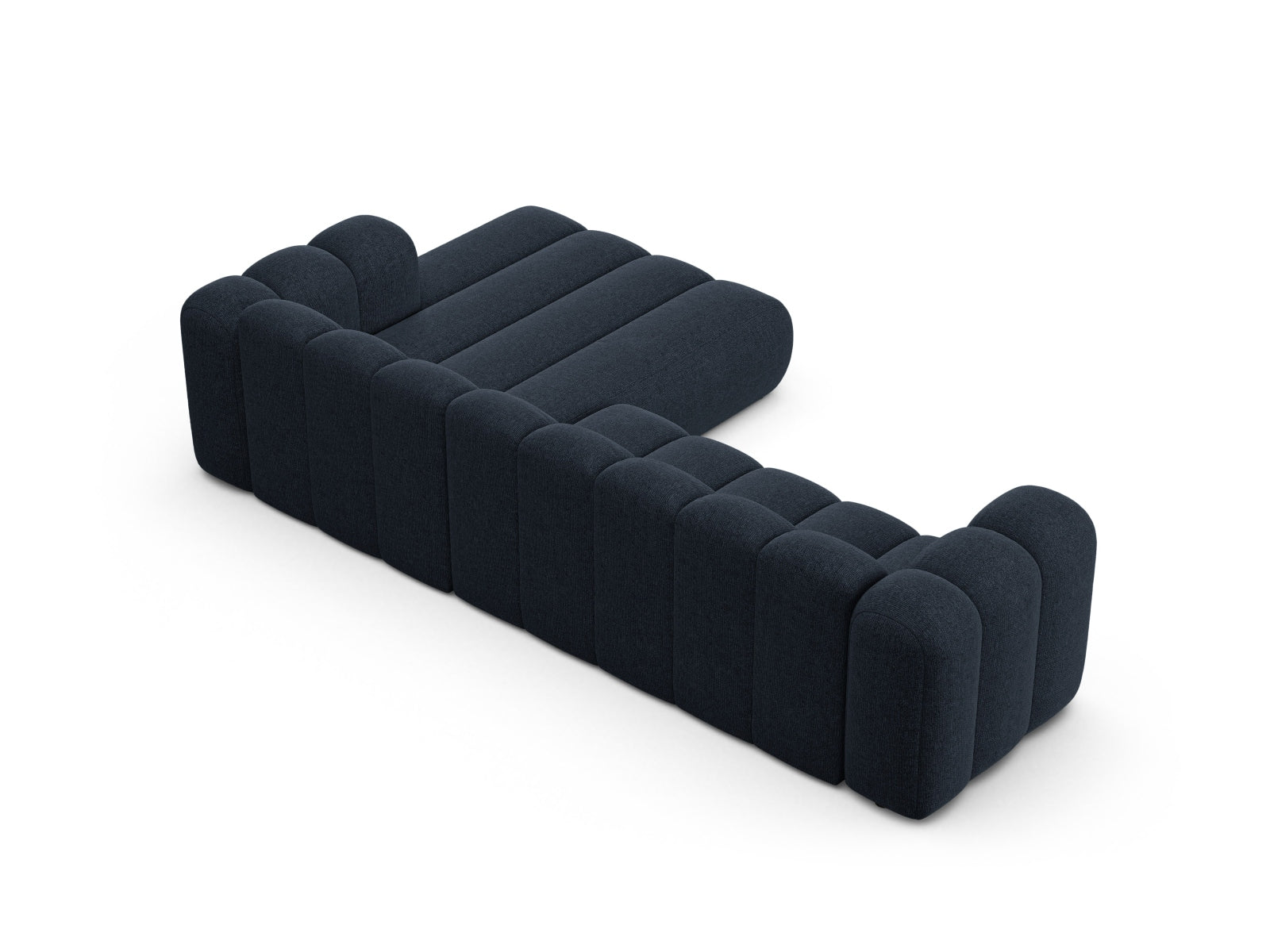 Lupine Modular Ecksofa rechts 4 Sitzer in Navy Blue präsentiert im Onlineshop von KAQTU Design AG. Ecksofa rechts ist von Micadoni