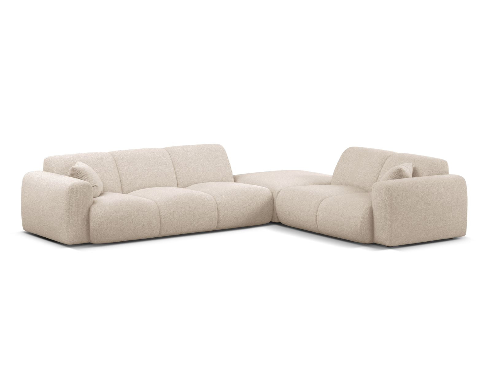 6-Sitzer Ecksofa rechts Molino in Light Beige-Eden präsentiert im Onlineshop von KAQTU Design AG. Ecksofa rechts ist von Micadoni