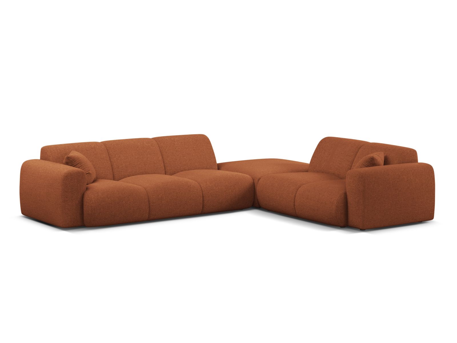 6-Sitzer Ecksofa rechts Molino in Brick-Eden präsentiert im Onlineshop von KAQTU Design AG. Ecksofa rechts ist von Micadoni