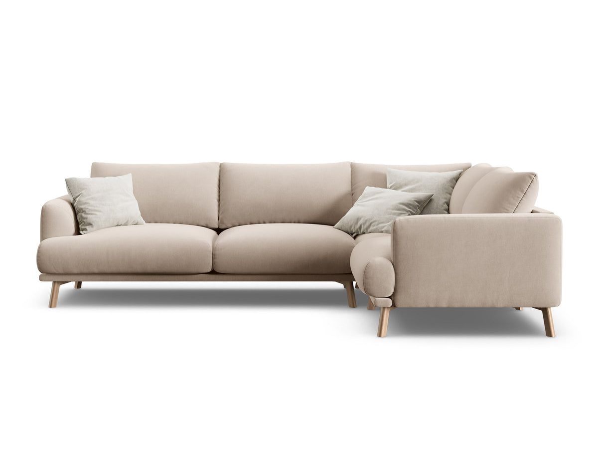 4-Sitzer Ecksofa rechts Naomi in Beige-Salvador präsentiert im Onlineshop von KAQTU Design AG. Ecksofa rechts ist von Micadoni