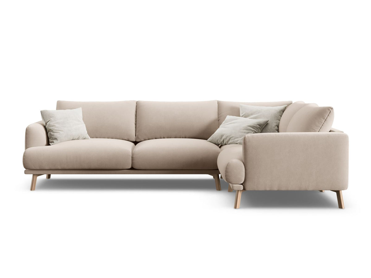 4-Sitzer Ecksofa rechts Naomi in Beige-Salvador präsentiert im Onlineshop von KAQTU Design AG. Ecksofa rechts ist von Micadoni