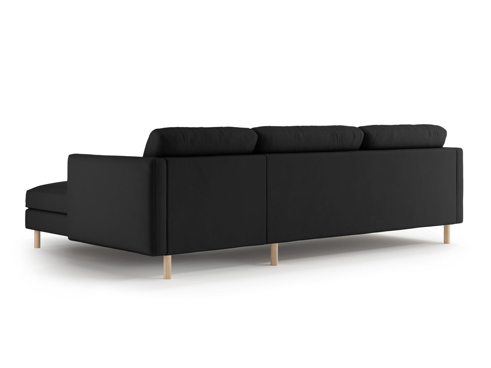 Erleben Sie das Eden Velour Ecksofa rechts 4 Sitzer von Micadoni: Stilvolles Velours, elegantes Design und erstklassiger Sitzkomfort für Ihr Wohnzimmer.