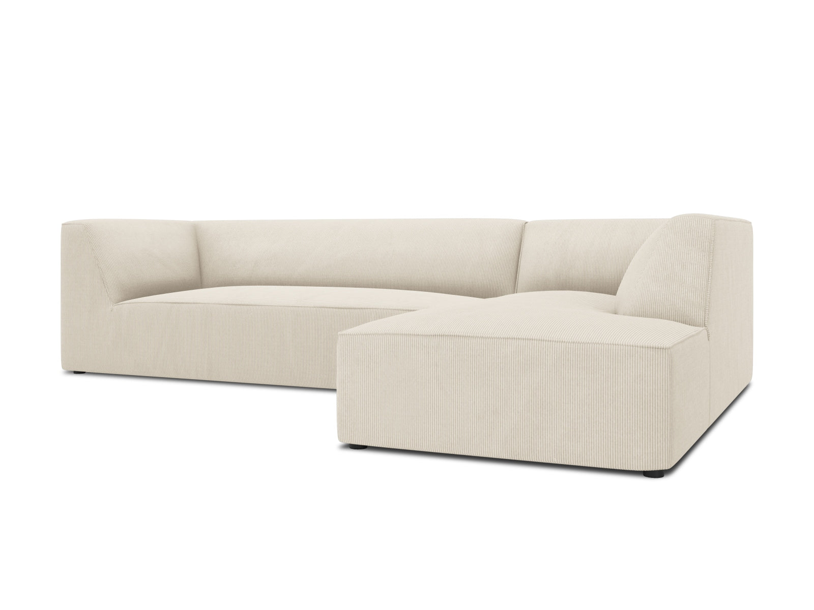 Ruby Modulares Ecksofa rechts 4 Sitzer in Light Beige präsentiert im Onlineshop von KAQTU Design AG. Ecksofa rechts ist von Micadoni