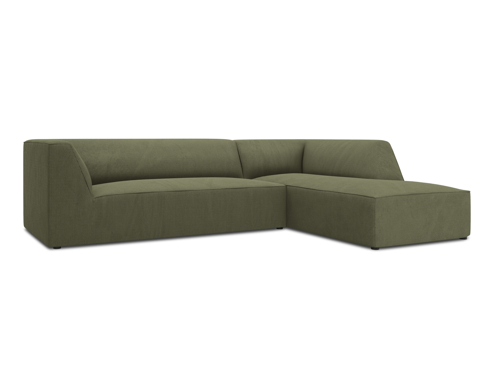 Ruby Modulares Ecksofa rechts 4 Sitzer in Green präsentiert im Onlineshop von KAQTU Design AG. Ecksofa rechts ist von Micadoni