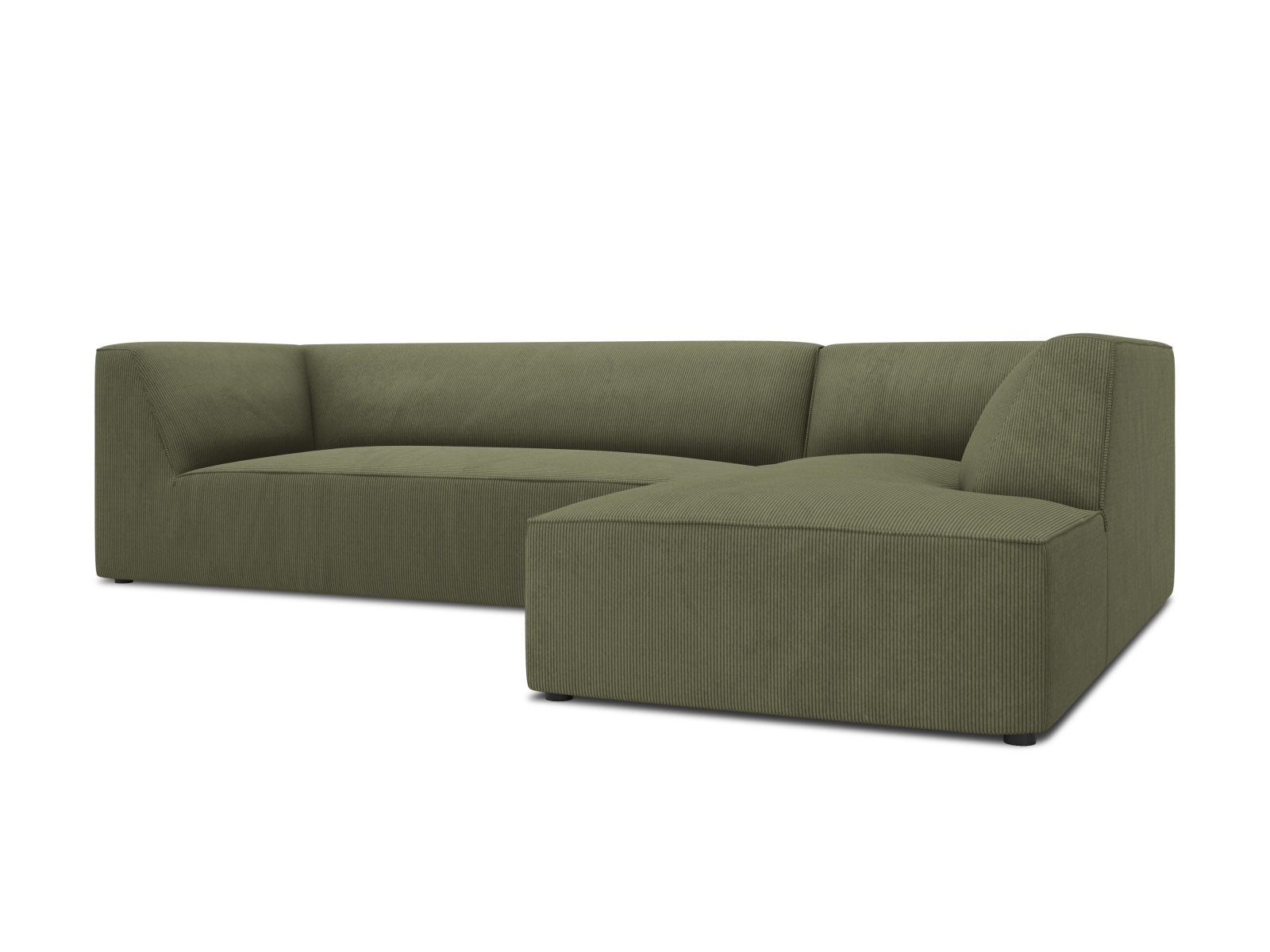 Ruby Modulares Ecksofa rechts 4 Sitzer in Green präsentiert im Onlineshop von KAQTU Design AG. Ecksofa rechts ist von Micadoni