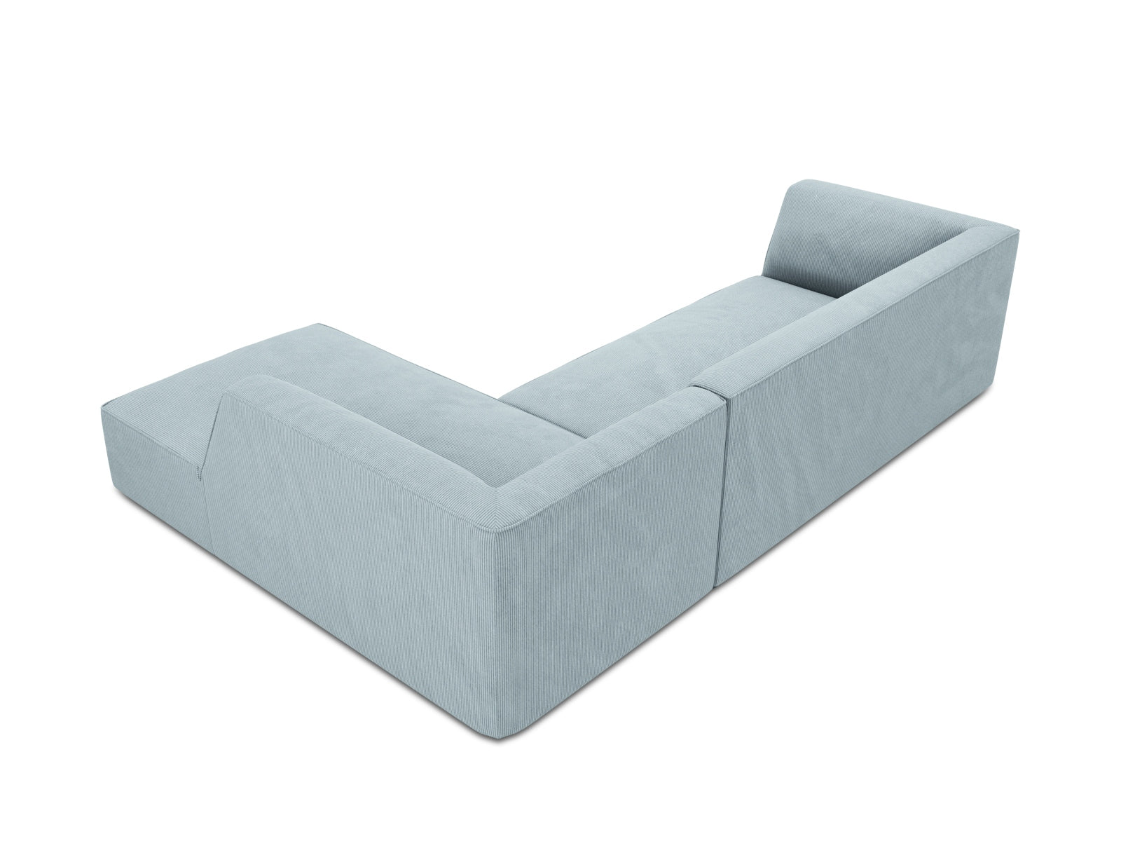 Ruby Modulares Ecksofa rechts 4 Sitzer in Light Blue präsentiert im Onlineshop von KAQTU Design AG. Ecksofa rechts ist von Micadoni