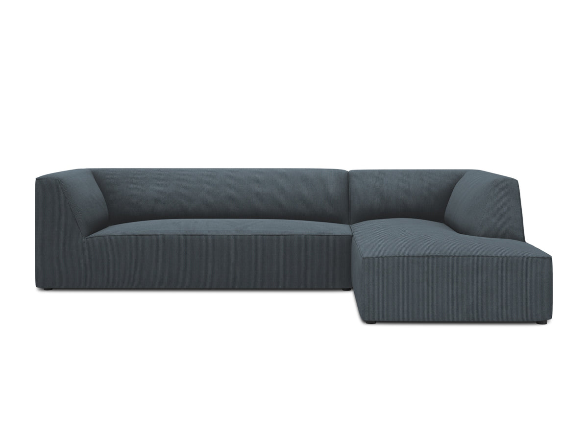 Ruby Modulares Ecksofa rechts 4 Sitzer in Blue-Scala präsentiert im Onlineshop von KAQTU Design AG. L-Sofa rechts ist von Micadoni