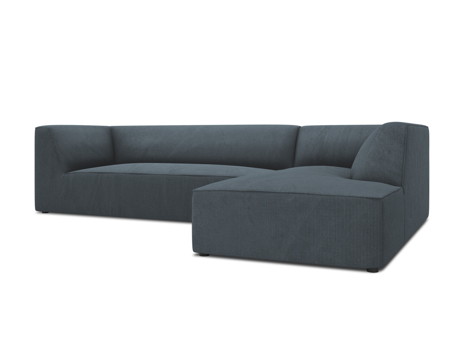 Ruby Modulares Ecksofa rechts 4 Sitzer in Blue präsentiert im Onlineshop von KAQTU Design AG. Ecksofa rechts ist von Micadoni