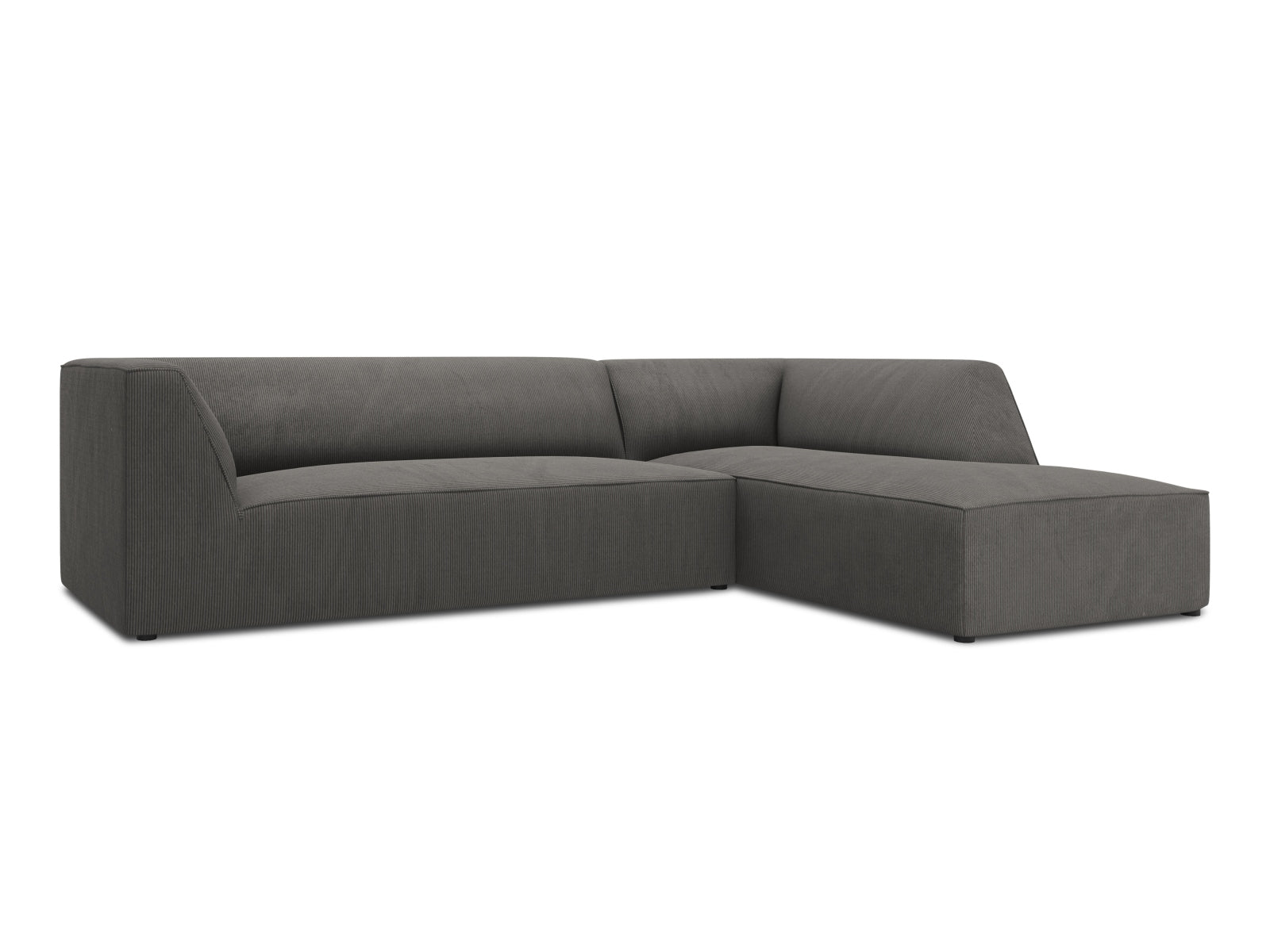 Ruby Modulares Ecksofa rechts 4 Sitzer in Dark Grey präsentiert im Onlineshop von KAQTU Design AG. Ecksofa rechts ist von Micadoni