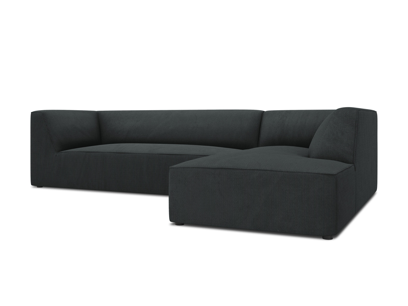 Ruby Modulares Ecksofa rechts 4 Sitzer in Black präsentiert im Onlineshop von KAQTU Design AG. Ecksofa rechts ist von Micadoni