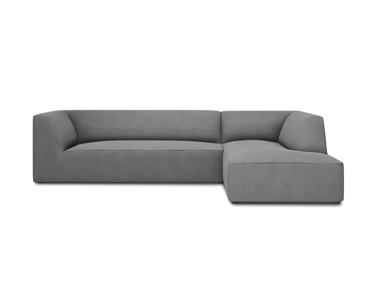 Ruby Modulares Ecksofa rechts 4 Sitzer in Grey-Ottawa präsentiert im Onlineshop von KAQTU Design AG. L-Sofa rechts ist von Micadoni