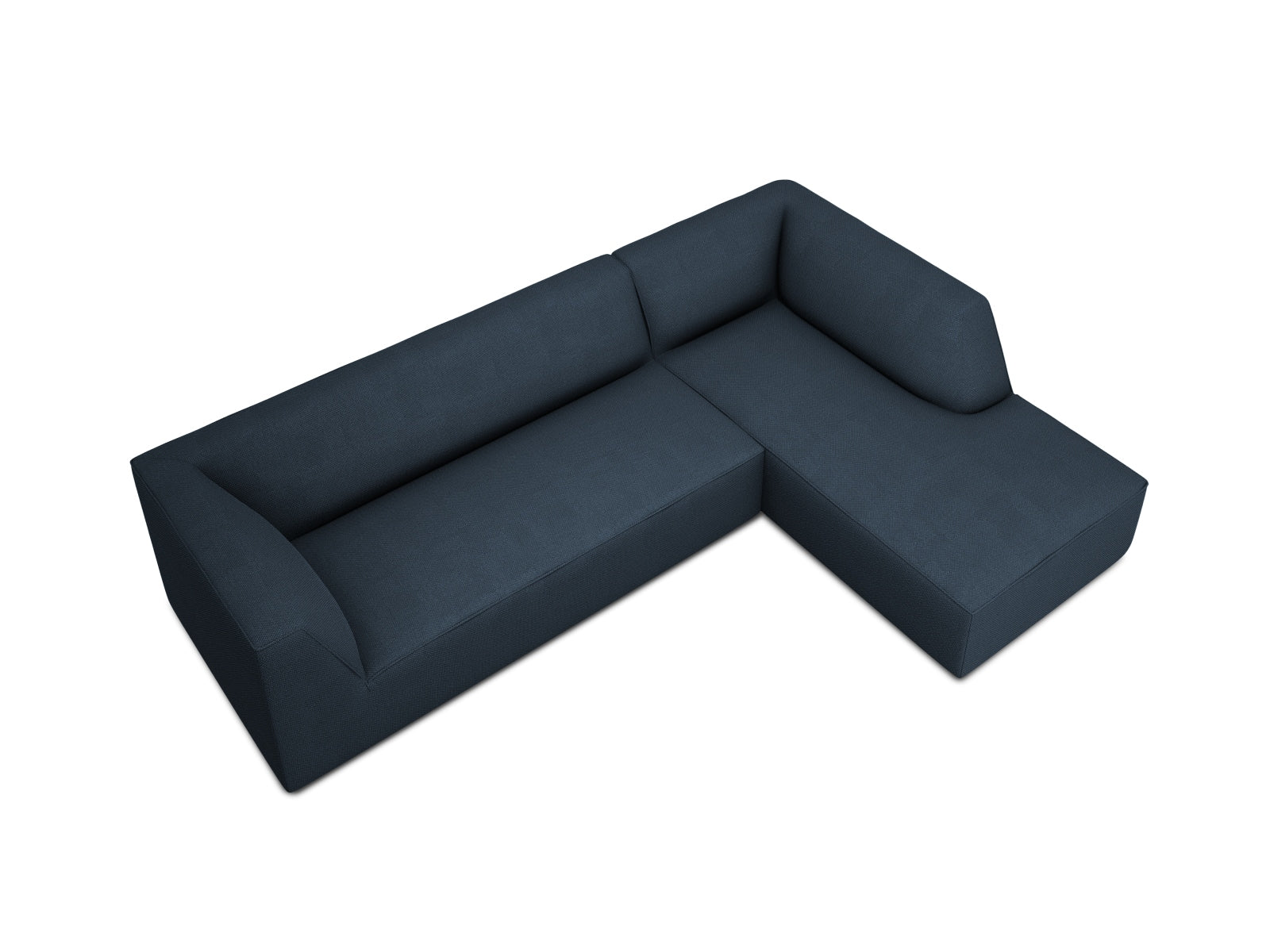 Ruby Modulares Ecksofa rechts 4 Sitzer in Navy Blue präsentiert im Onlineshop von KAQTU Design AG. Ecksofa rechts ist von Micadoni