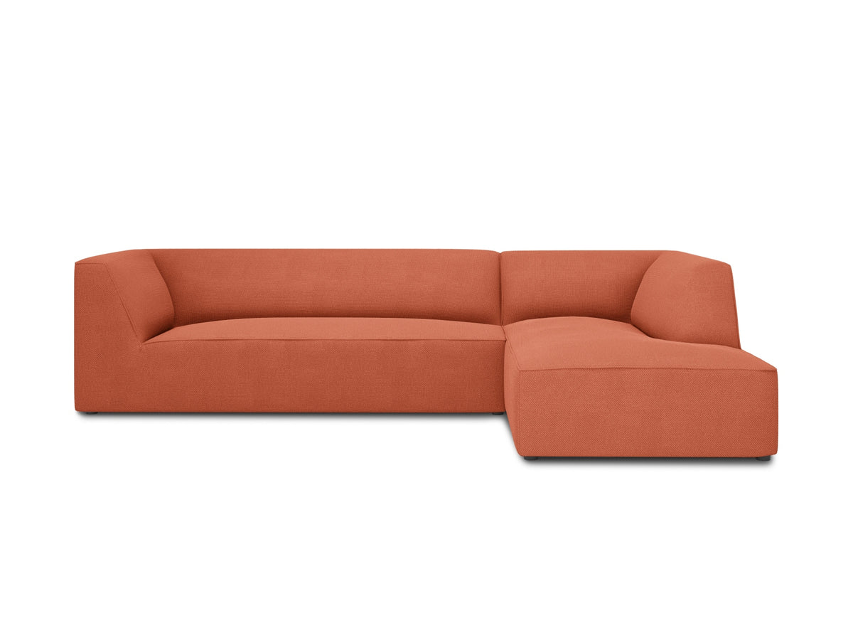 Ruby Modulares Ecksofa rechts 4 Sitzer in Coral-Ottawa präsentiert im Onlineshop von KAQTU Design AG. L-Sofa rechts ist von Micadoni