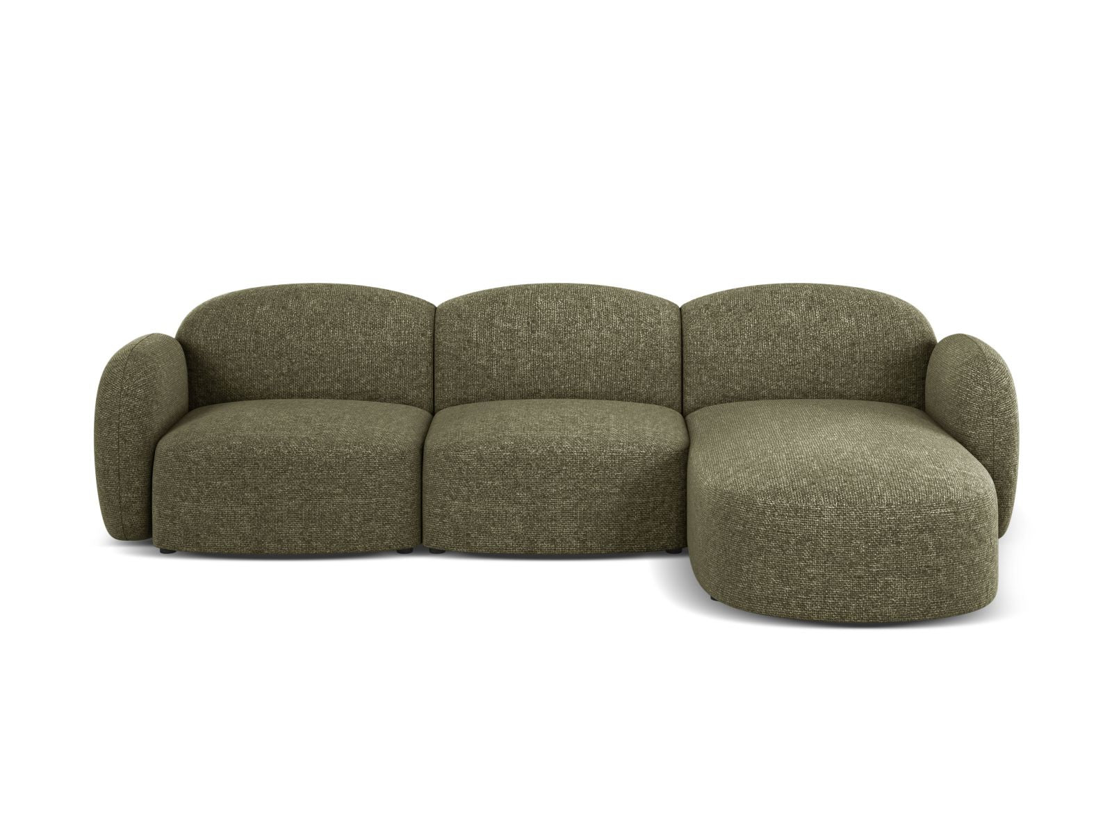 4-Sitzer Ecksofa rechts Blair in Green-Eden präsentiert im Onlineshop von KAQTU Design AG. Ecksofa rechts ist von Micadoni