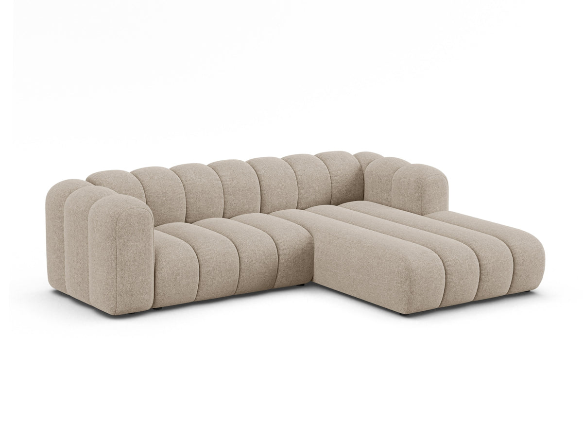 Lupine Modular Ecksofa rechts 4 Sitzer in Dark Beige-Eden präsentiert im Onlineshop von KAQTU Design AG. Ecksofa rechts ist von Micadoni
