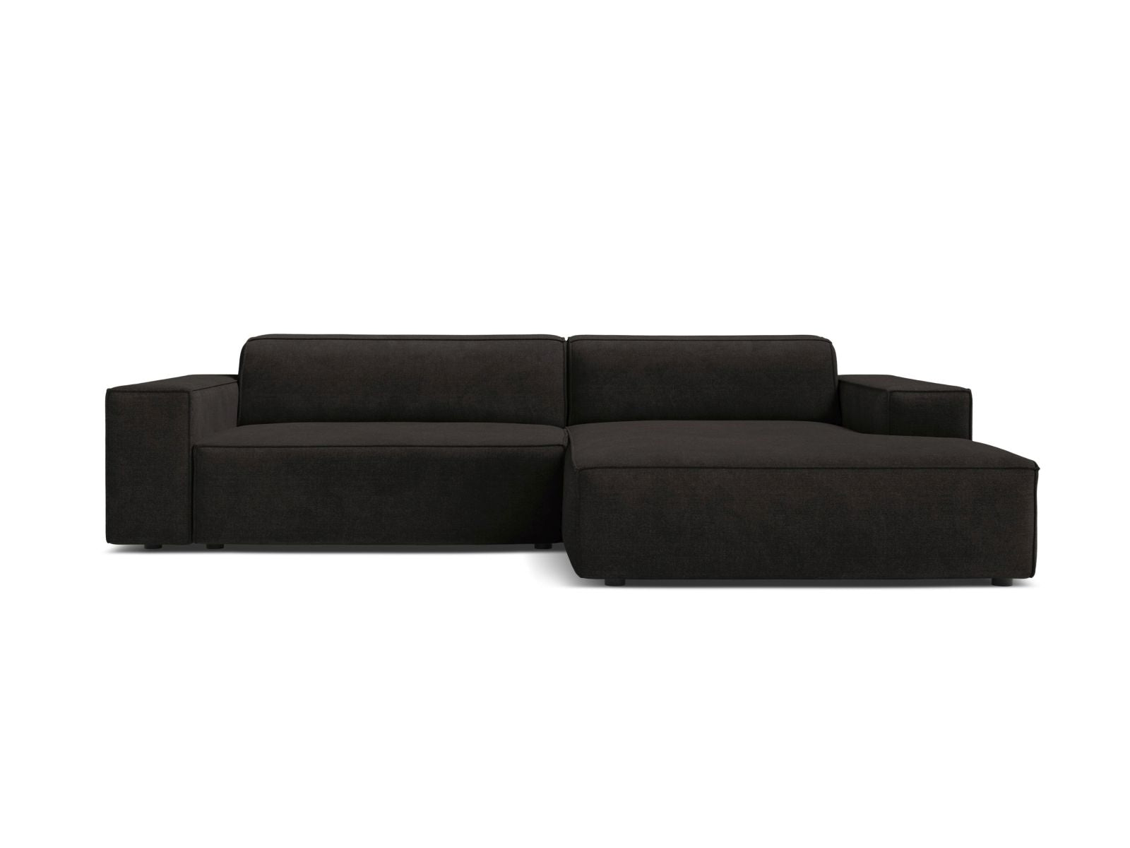 3-Sitzer Ecksofa rechts Jodie in Black-Liberty präsentiert im Onlineshop von KAQTU Design AG. Ecksofa rechts ist von Micadoni