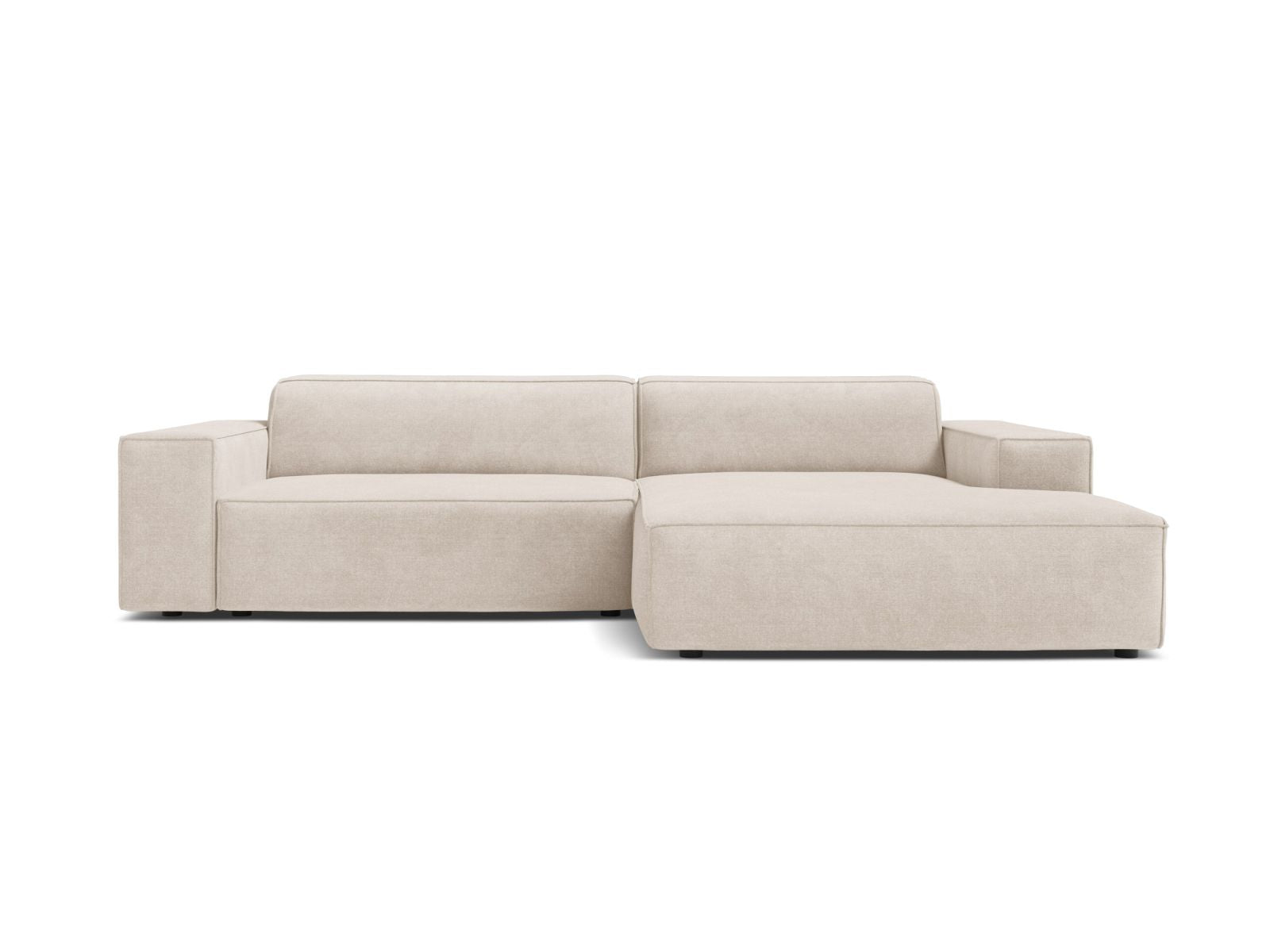 3-Sitzer Ecksofa rechts Jodie in Beige-Liberty präsentiert im Onlineshop von KAQTU Design AG. Ecksofa rechts ist von Micadoni
