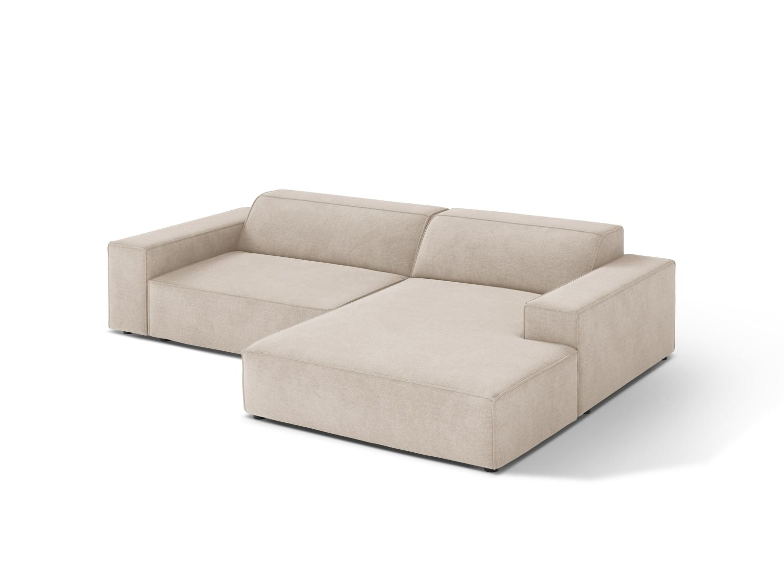 3-Sitzer Ecksofa rechts Jodie in Beige-Liberty präsentiert im Onlineshop von KAQTU Design AG. Ecksofa rechts ist von Micadoni