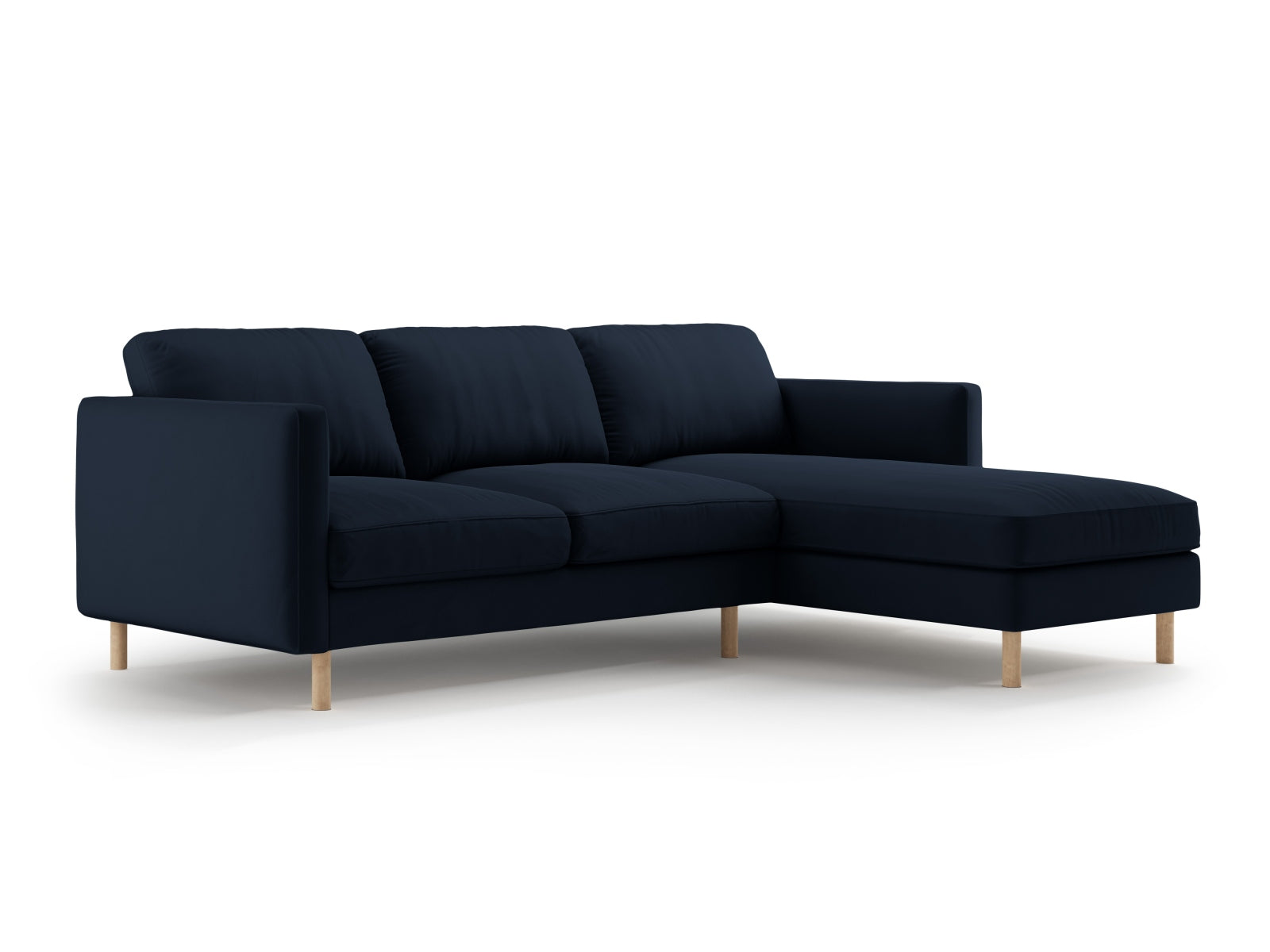 Erleben Sie das Eden Velour Ecksofa rechts von Micadoni: Stilvolles Design, luxuriöses Velours und hervorragender Komfort für Ihr Zuhause.