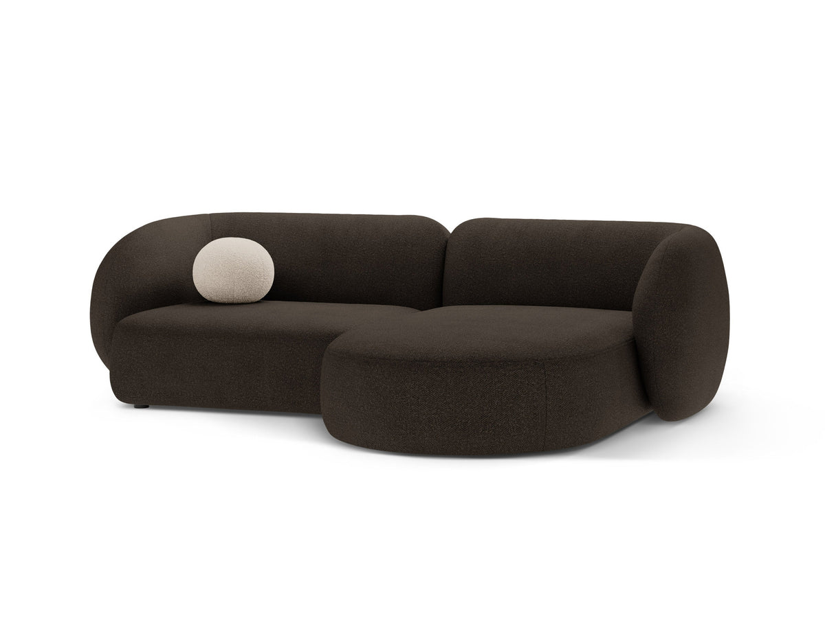 2-Sitzer Modular Rechter Ecksofa Kate in Brown-Baloo präsentiert im Onlineshop von KAQTU Design AG. Ecksofa rechts ist von Micadoni