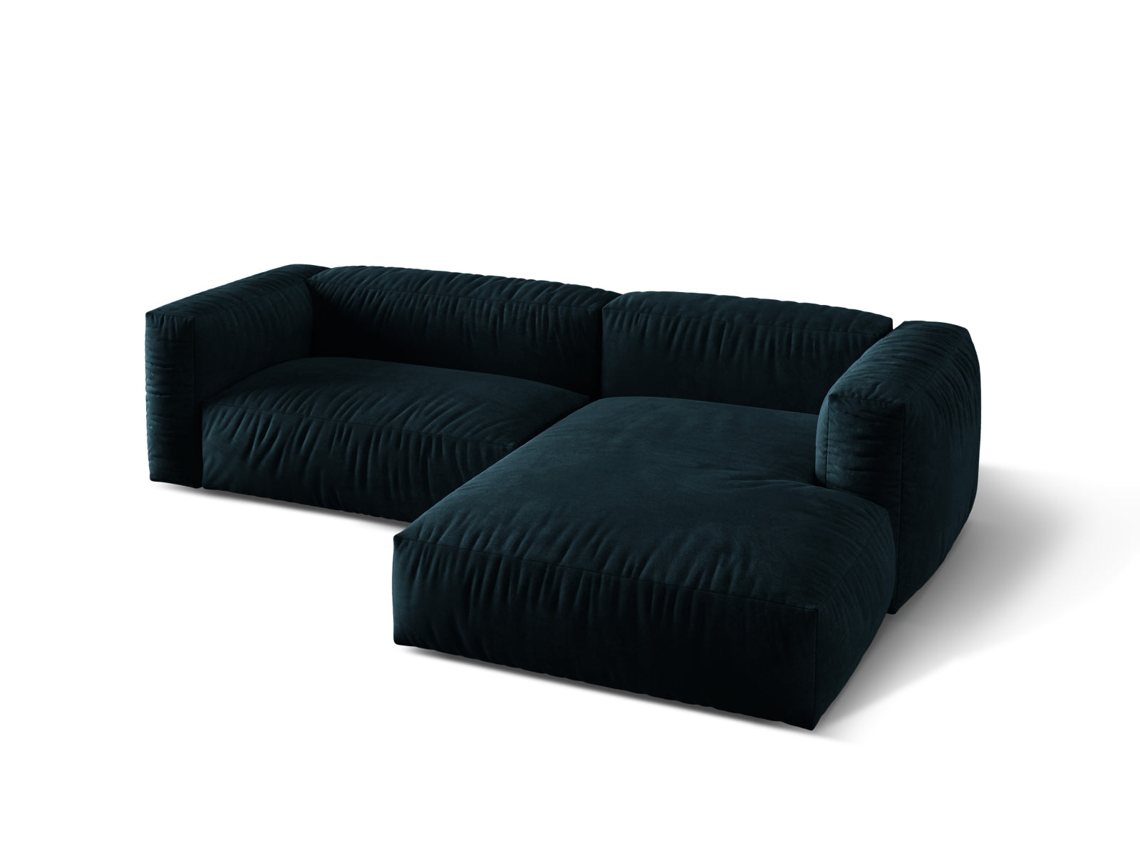 Martina Modulares Ecksofa rechts 2 Sitzer in Deep Petrol präsentiert im Onlineshop von KAQTU Design AG. Ecksofa rechts ist von Micadoni