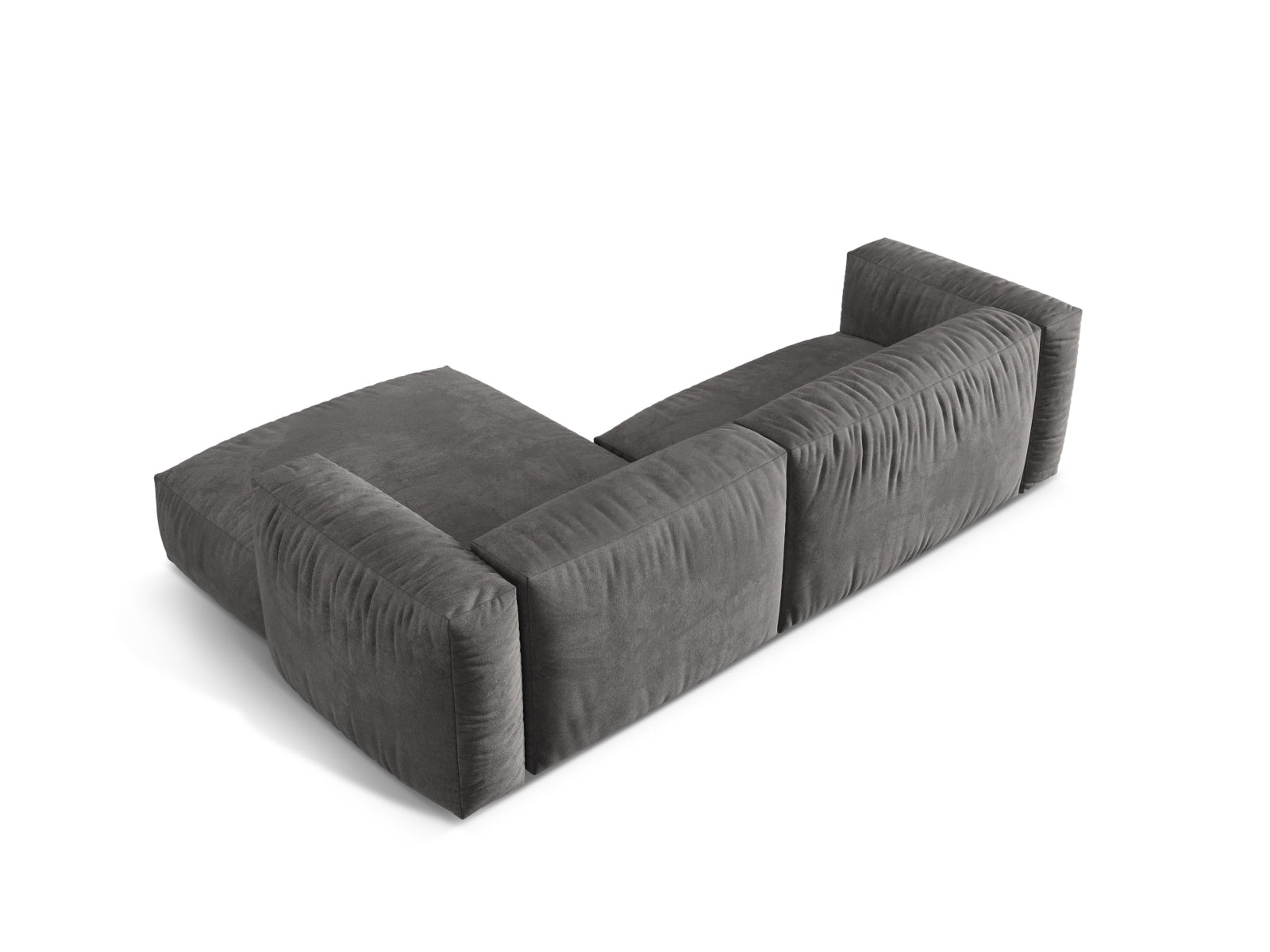 Martina Modulares Ecksofa rechts 2 Sitzer in Grey präsentiert im Onlineshop von KAQTU Design AG. Ecksofa rechts ist von Micadoni