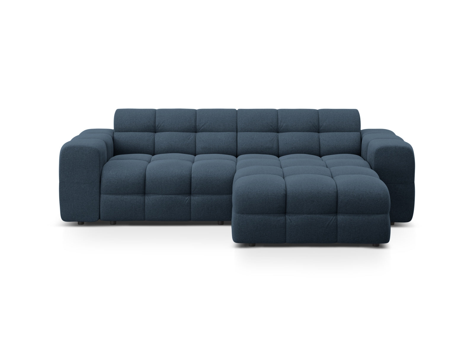 Kendal Ecksofa rechts 4 Sitzer in Navy Blue-Ottawa präsentiert im Onlineshop von KAQTU Design AG. L-Sofa rechts ist von Micadoni