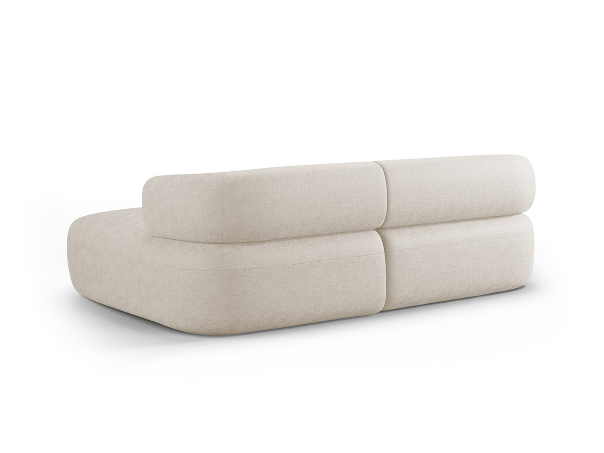 Jenny Ecksofa rechts 5 Sitzer in Light Beige-Perfect Harmony präsentiert im Onlineshop von KAQTU Design AG. L-Sofa rechts ist von Micadoni