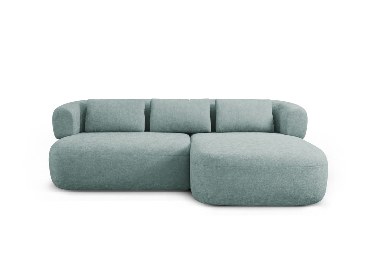 Jenny Ecksofa rechts 5 Sitzer in Light Blue-Perfect Harmony präsentiert im Onlineshop von KAQTU Design AG. L-Sofa rechts ist von Micadoni