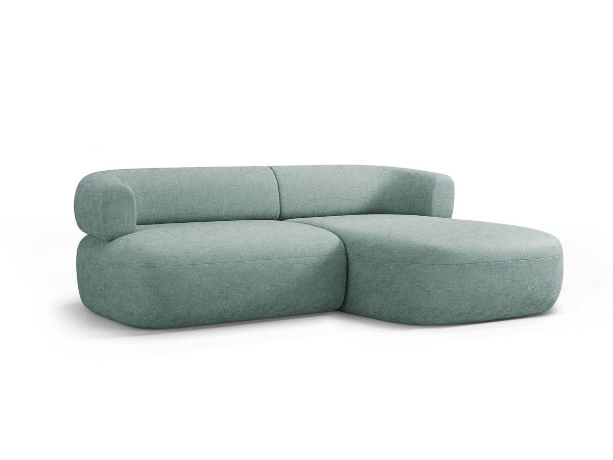 Jenny Ecksofa rechts 5 Sitzer in Light Blue-Perfect Harmony präsentiert im Onlineshop von KAQTU Design AG. L-Sofa rechts ist von Micadoni