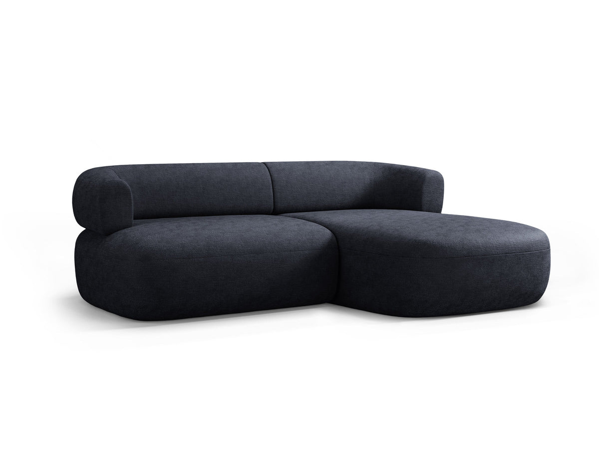 Jenny Ecksofa rechts 5 Sitzer in Dark Blue-Perfect Harmony präsentiert im Onlineshop von KAQTU Design AG. L-Sofa rechts ist von Micadoni