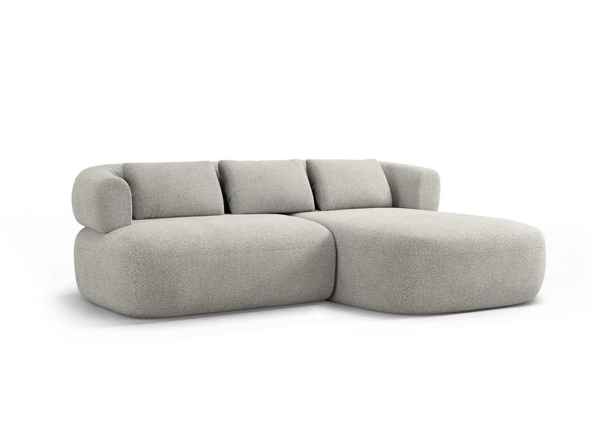 Jenny Ecksofa rechts 5 Sitzer in Light Grey-Now or Never präsentiert im Onlineshop von KAQTU Design AG. L-Sofa rechts ist von Micadoni