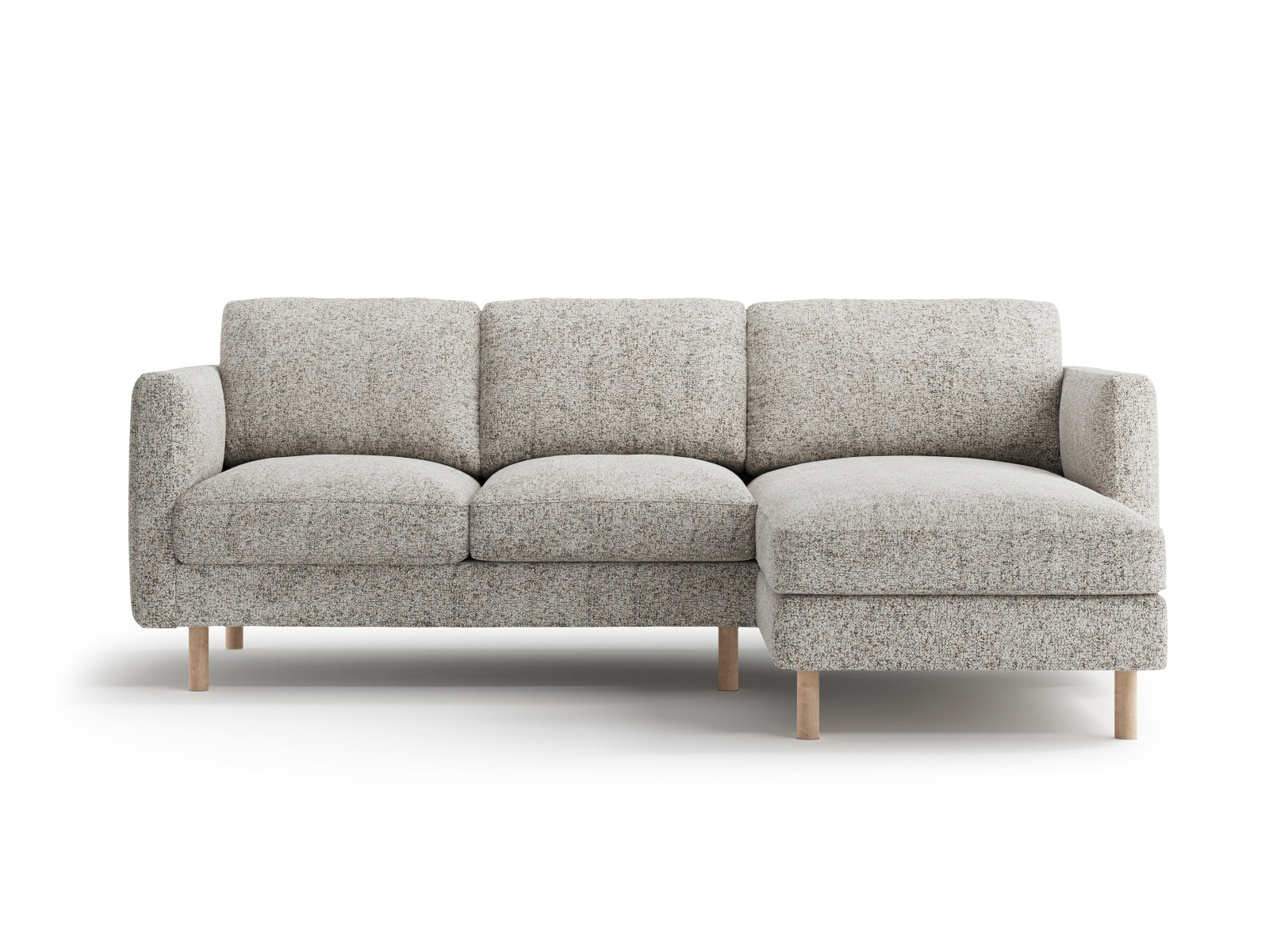 Stilvolles Eden Ecksofa rechts, 3-Sitzer von Micadoni, ideal für gemütliche Wohnzimmer mit modernem Flair und komfortabler Sitzgelegenheit.
