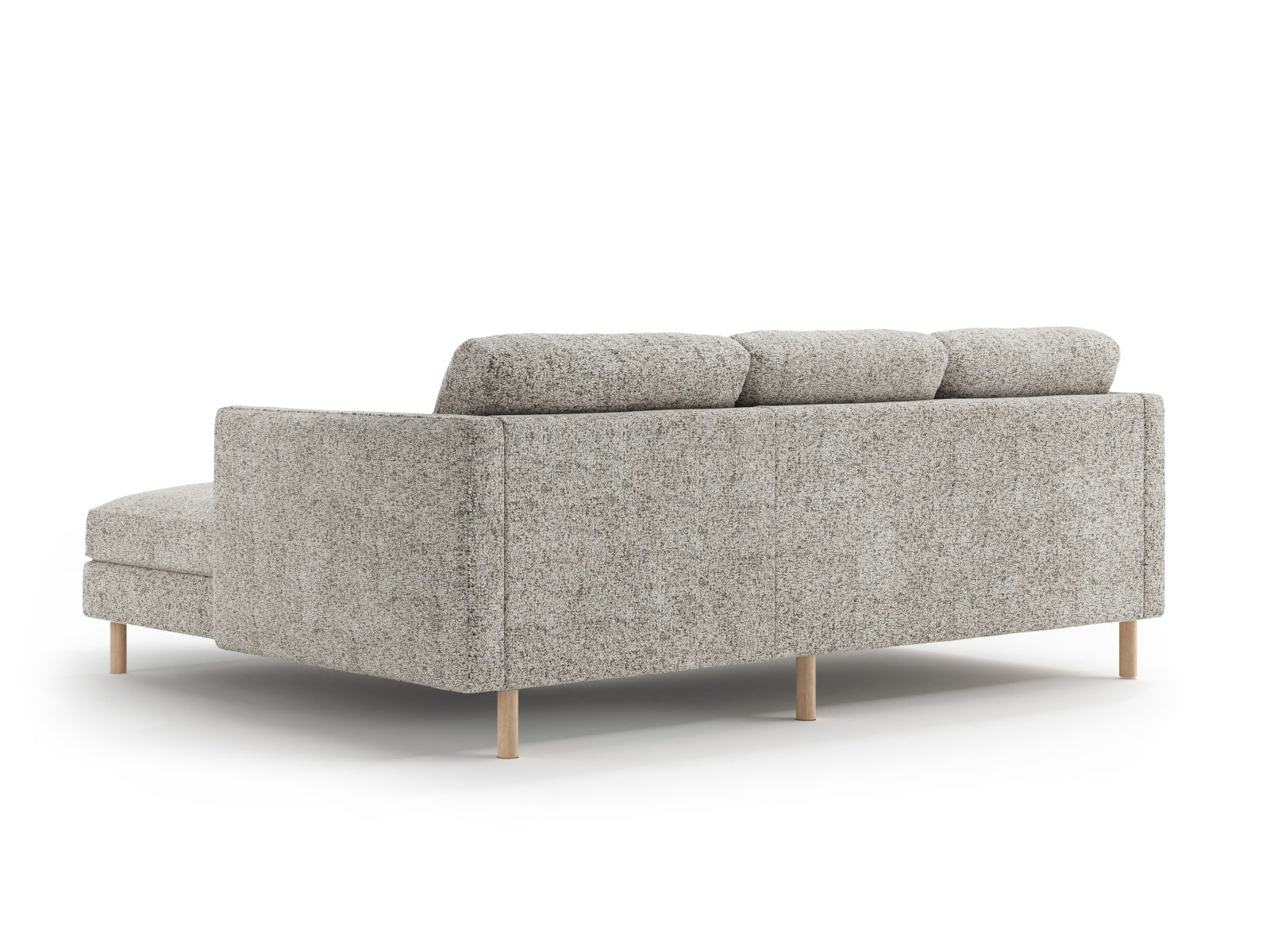 Modernes Eden Ecksofa rechts, 3-Sitzer von Micadoni, ideal für gemütliche Stunden und stilvolle Einrichtung in jedem Wohnzimmer.