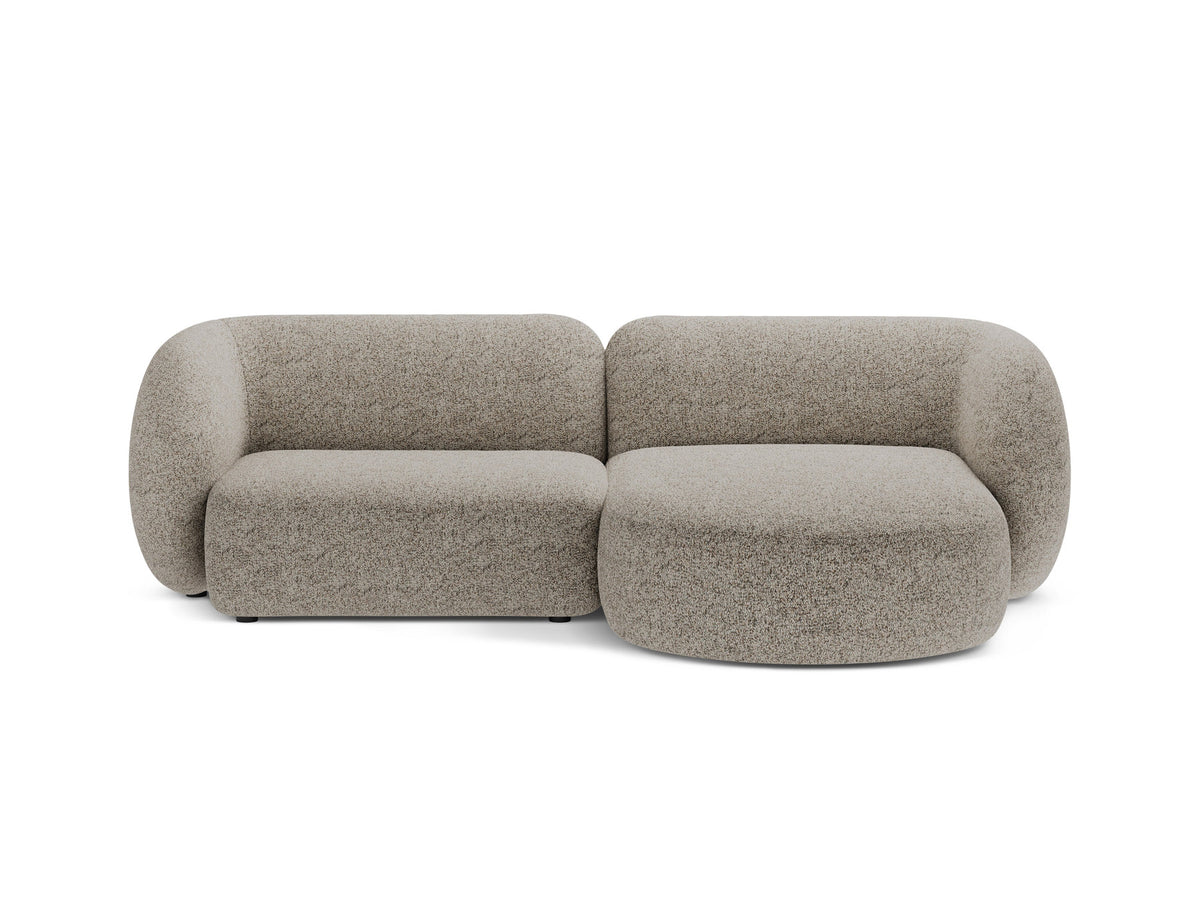 2-Sitzer Ecksofa rechts Kate in Beige Melange-Puente präsentiert im Onlineshop von KAQTU Design AG. Ecksofa rechts ist von Micadoni