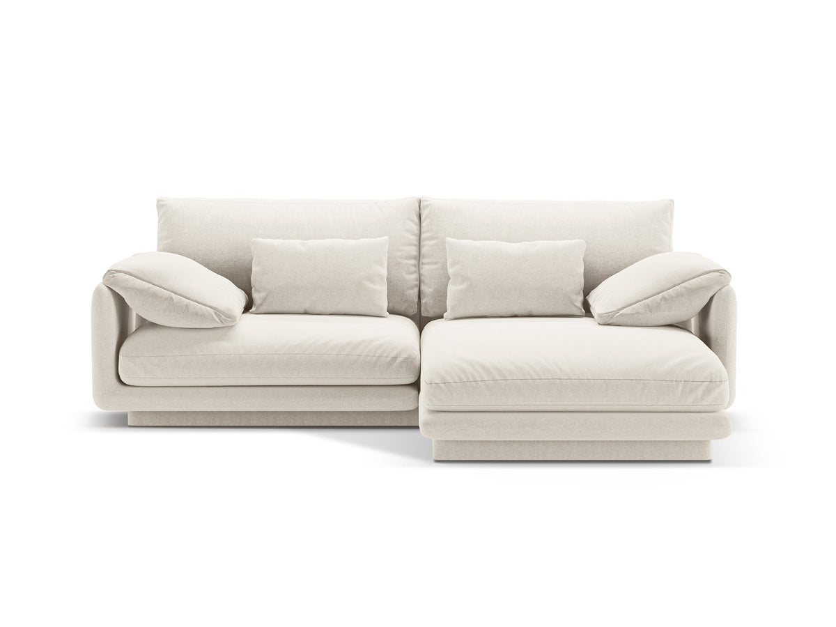 Torino Ecksofa rechts 3 Sitzer in Ivory-Wind präsentiert im Onlineshop von KAQTU Design AG. L-Sofa rechts ist von Micadoni