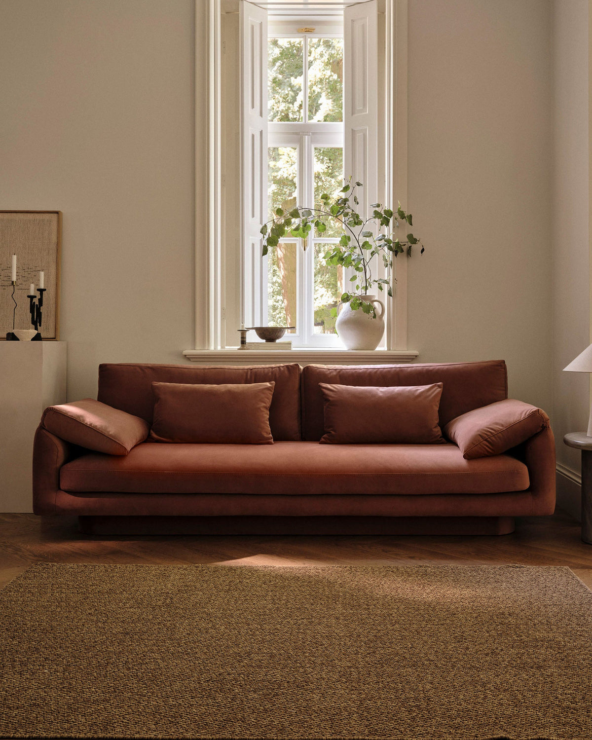 Torino Ecksofa rechts 3 Sitzer in Dark Grey-Wind präsentiert im Onlineshop von KAQTU Design AG. L-Sofa rechts ist von Micadoni