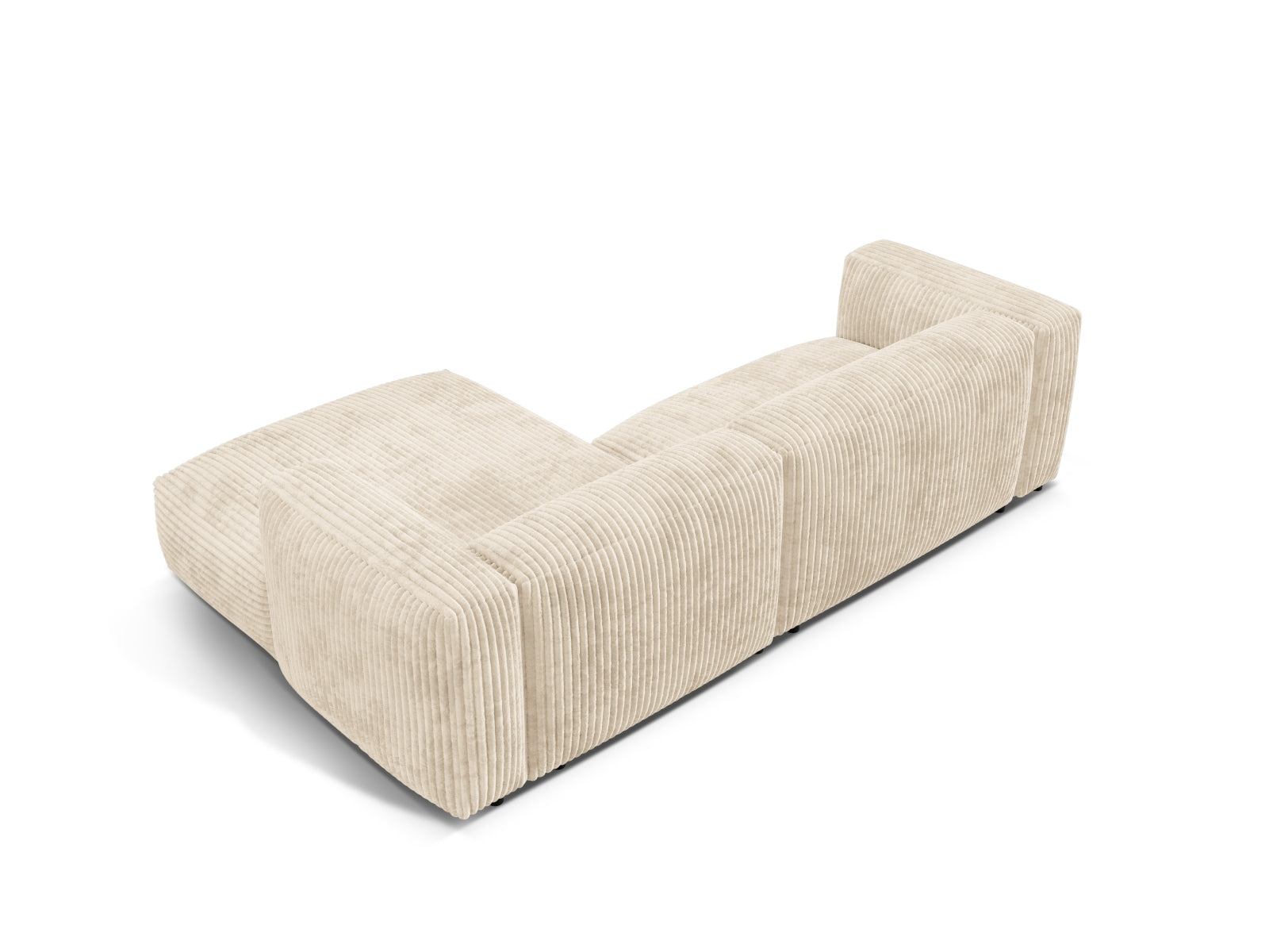 Martina Modulares Ecksofa rechts 2 Sitzer in Light Beige präsentiert im Onlineshop von KAQTU Design AG. Ecksofa rechts ist von Micadoni