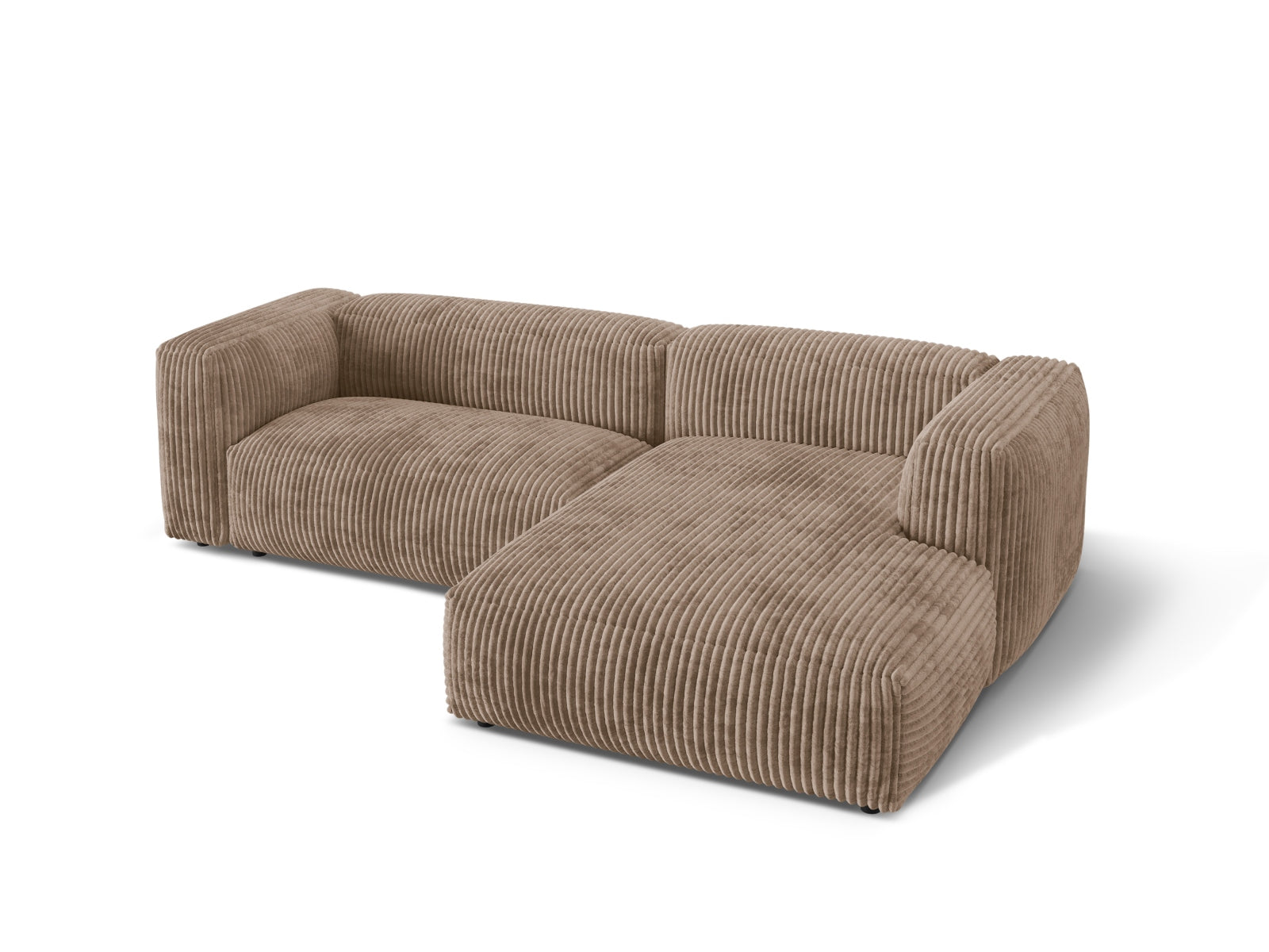 Martina Modulares Ecksofa rechts 2 Sitzer in Acorn präsentiert im Onlineshop von KAQTU Design AG. Ecksofa rechts ist von Micadoni